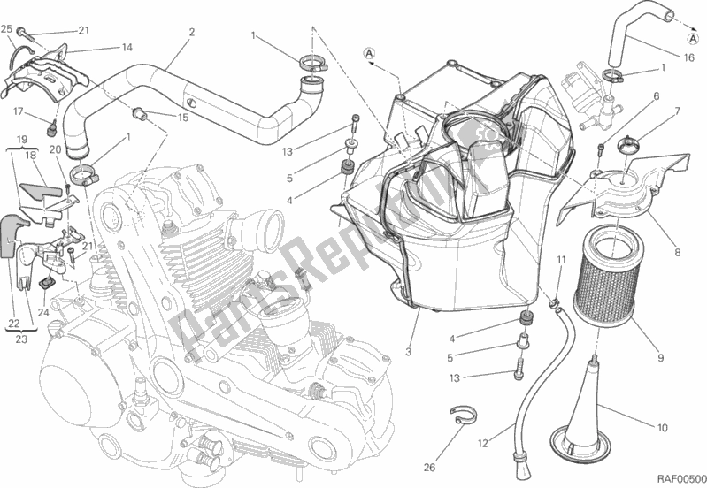 Tutte le parti per il Presa del Ducati Monster 796 ABS Thailand 2014